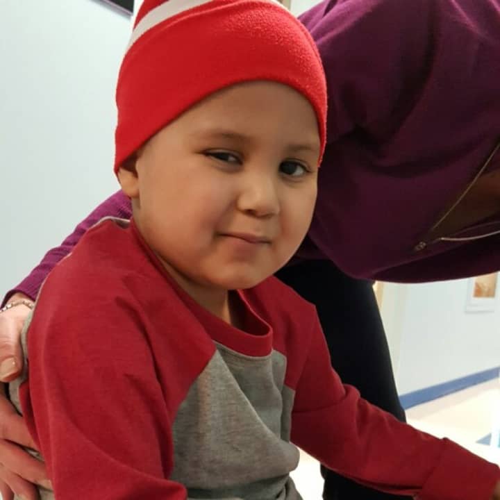 Dariel Ramirez, 5, of Lodi, in physical therapy.