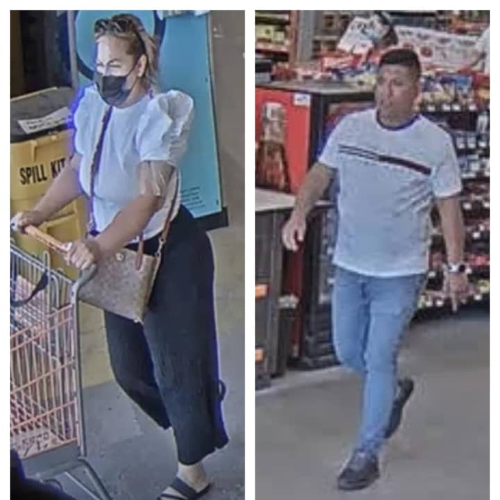 Know them? Police in Suffolk County is asking the public for help identifying the two who allegedly used stolen credit cards.