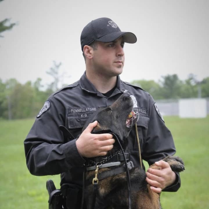 K-9 Officer Beebs and his handler