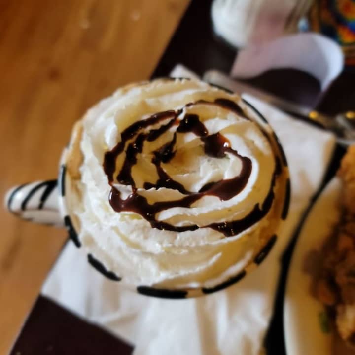 Double chocolate cappuccino