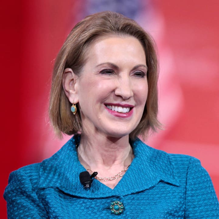Republican presidential candidate Carly Fiorina tooks swipes at Chappaqua&#x27;s Hillary Clinton during the undercard Republican debate earlier this week.
