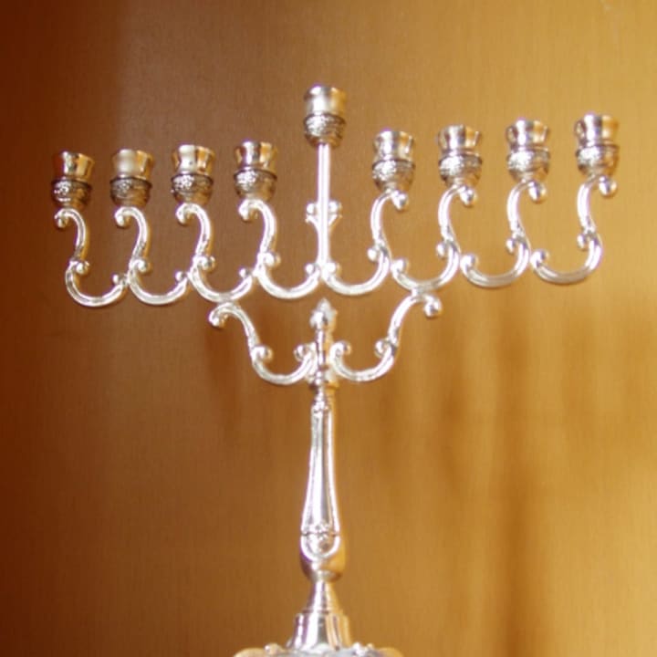 An example of a menorah