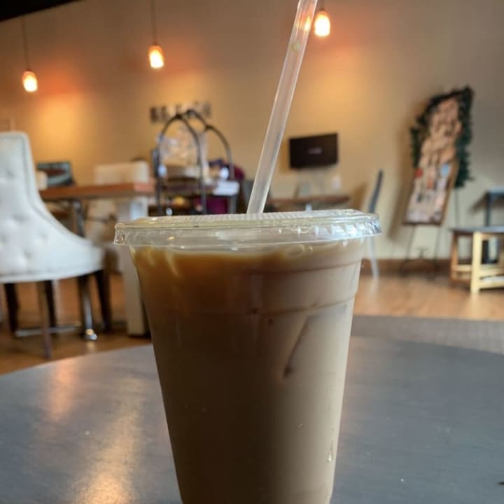 An iced coffee from the Glastonbury location