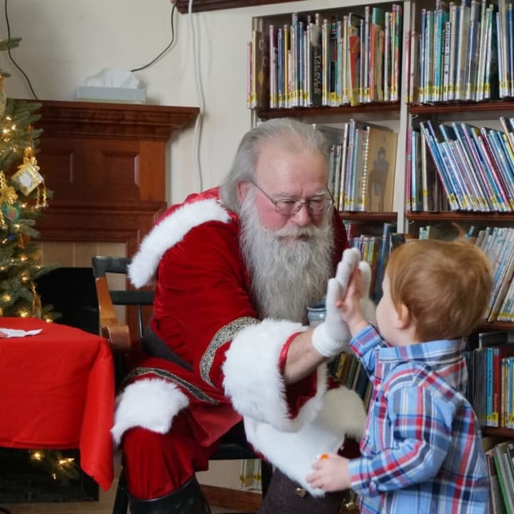 Santa and Mrs. Claus made an appearance recently at the Pawling Library.