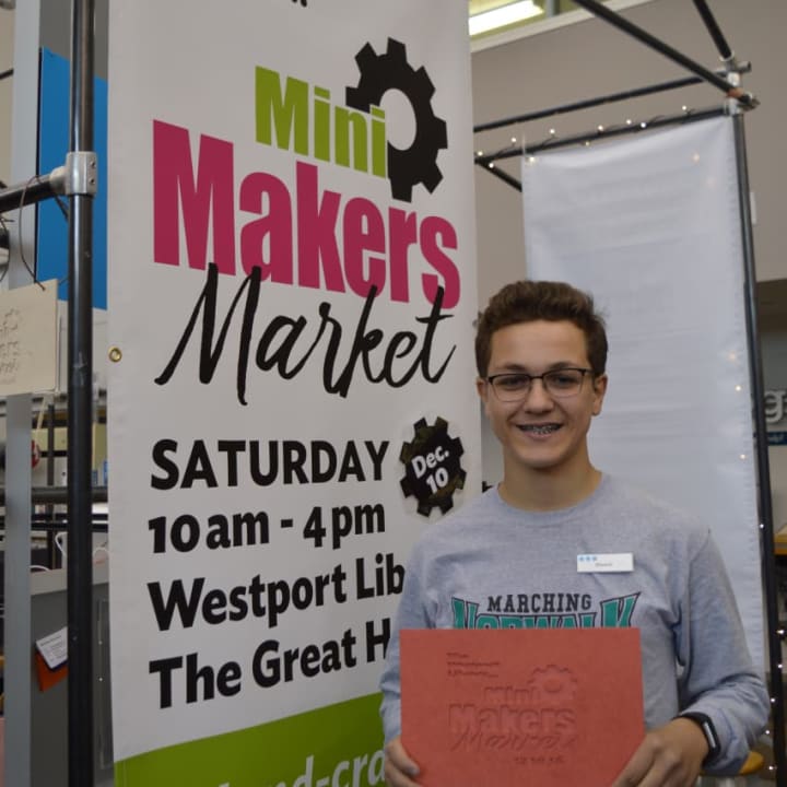 Demetri Dassouras has gathered an eclectic band of entrepreneurs for the Westport Library&#x27;s second annual Mini Makers Market.