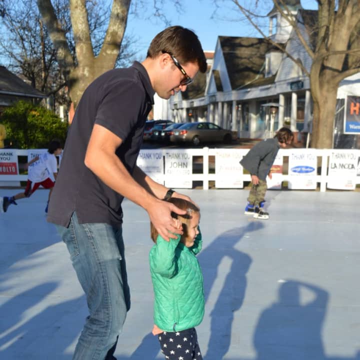 Hundreds came out to enjoy Skating on Sherman Green last year. The fundraiser takes place again this February.