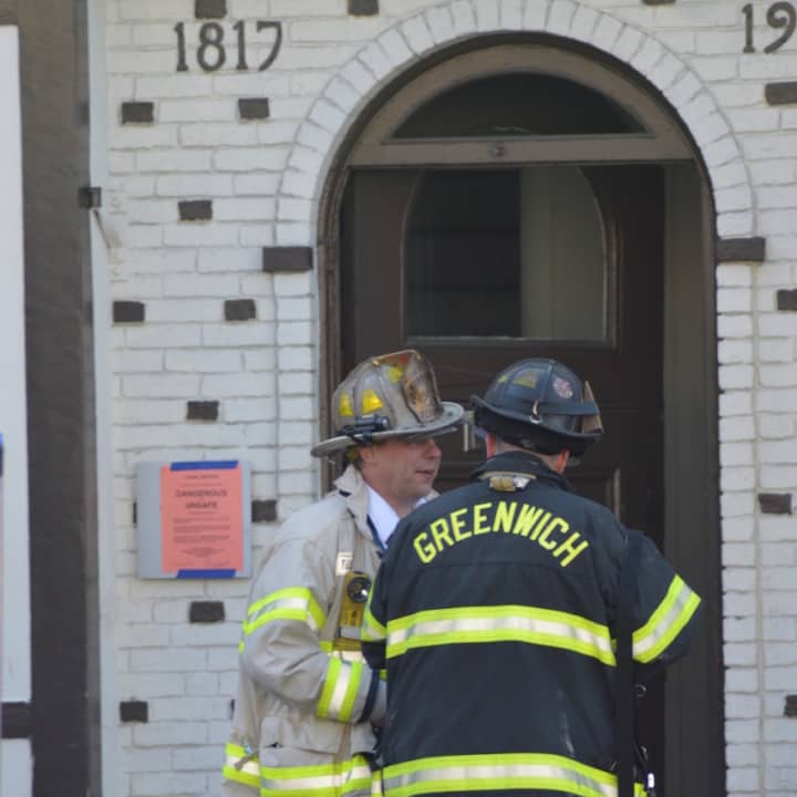 Firefighters extinguished a fire at the Barcelona Restaurant and Wine Bar in Greenwich early Thursday morning.