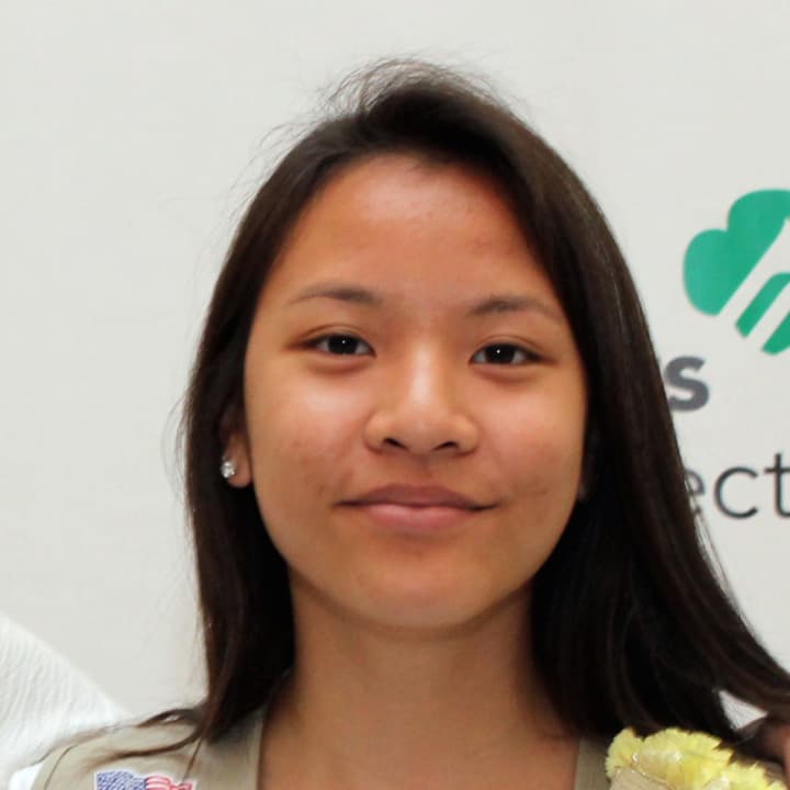Valerie Le of Darien has earned the Girl Scout Gold Award, the highest award in Girl Scouting.