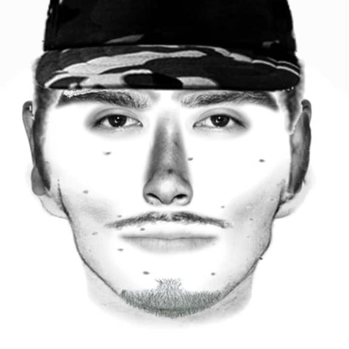 A New York State Police sketch of the suspect.