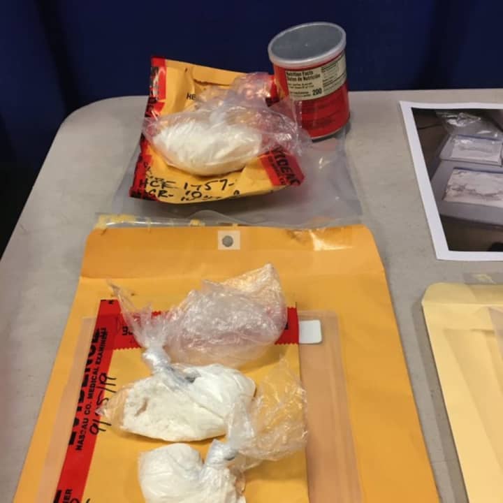 Fentanyl seized during the operation.