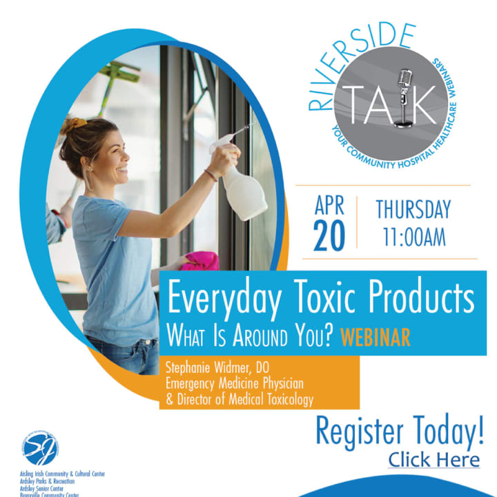 Join Stephanie Widmer, DO, Emergency Medicine Physician &amp; Director of Toxicology, for a webinar on Thursday, April 20th about everyday toxic products.