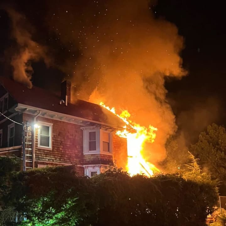 The fire broke out at a house on North Main Street on Sunday, Aug. 28, authorities reported.