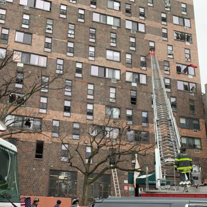 The New York City Fire Department reported on the afternoon of Sunday, Jan. 9, that about 200 of its members responded to the five-alarm fire at 333 East 181 St. in the Bronx.