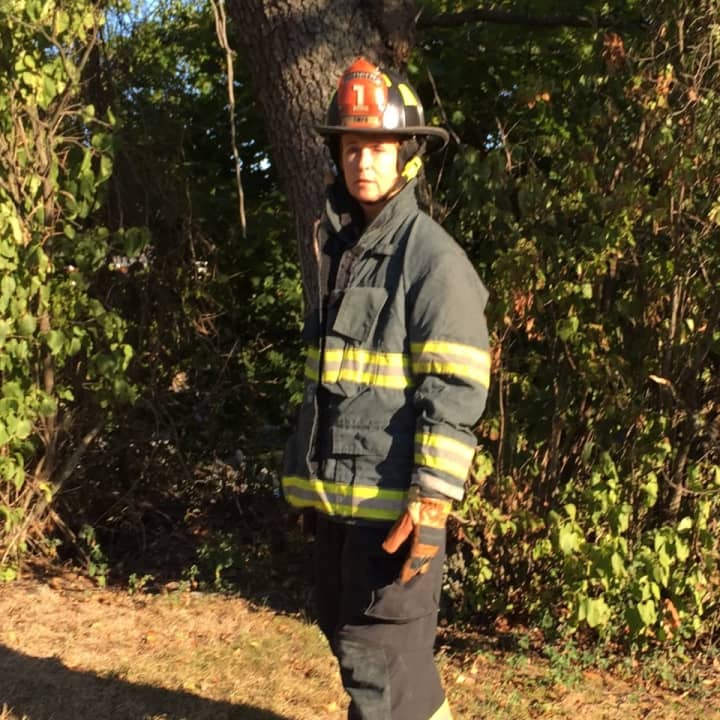 Larchmont resident Robin Nesdale is a volunteer firefighter with the Town of Mamaroneck.