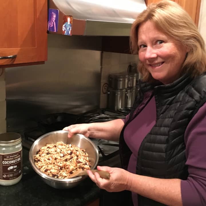 Susan Rubin with her famous homemade granola.
