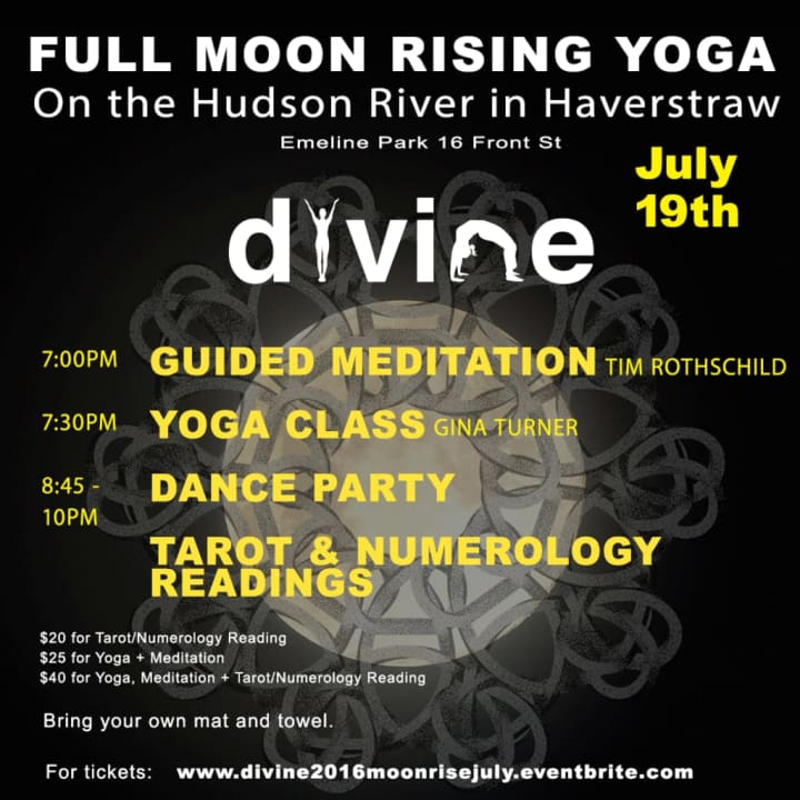 A night of yoga, meditation, and a dance party is happening Tuesday, July 19 in Haverstraw.