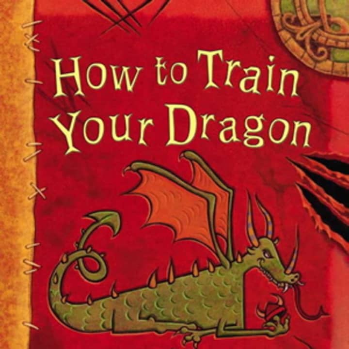 Cover of the first edition of &quot;How to Train Your Dragon.&quot; The film based on the book will be shown free in Bedford Hills.