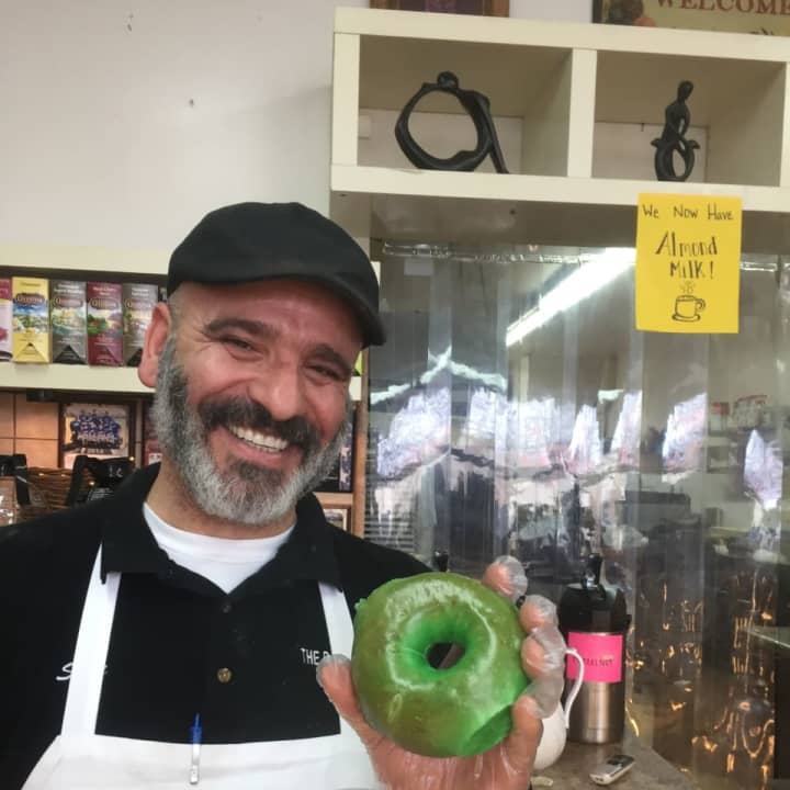 Sam Ayyad is already getting St. Patrick&#x27;s Day orders ready at the Bagel Shoppe in Hackensack.