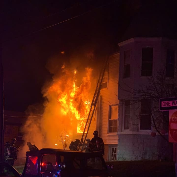 Multiple residents were displaced in a fire that tore through an Elizabeth house New Year&#x27;s Eve.
