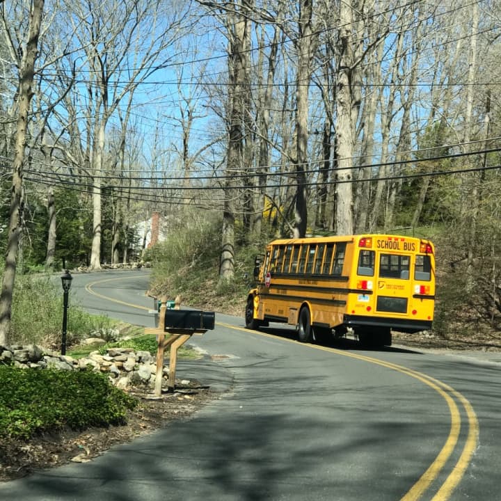 New York State Troopers responded to the scene of a multi-vehicle accident involving a school bus Friday morning in Mohegan Lake.