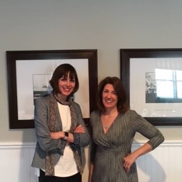 Greenwich residents Michele Turk (right) and Daisy Florin will present a lecture on college application essay writing at the Cos Cob Library Wednesday.