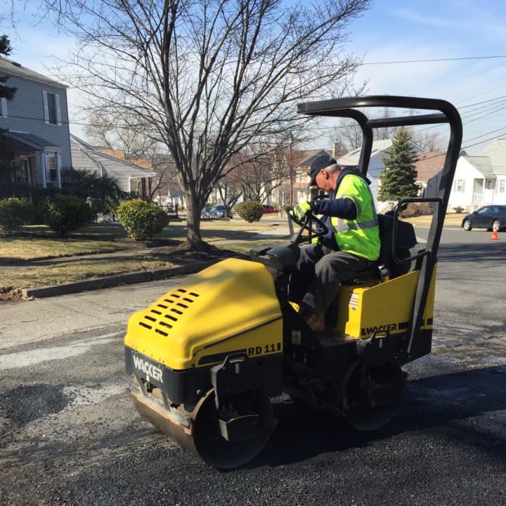 Hackensack is undergoing a road repaving project.
