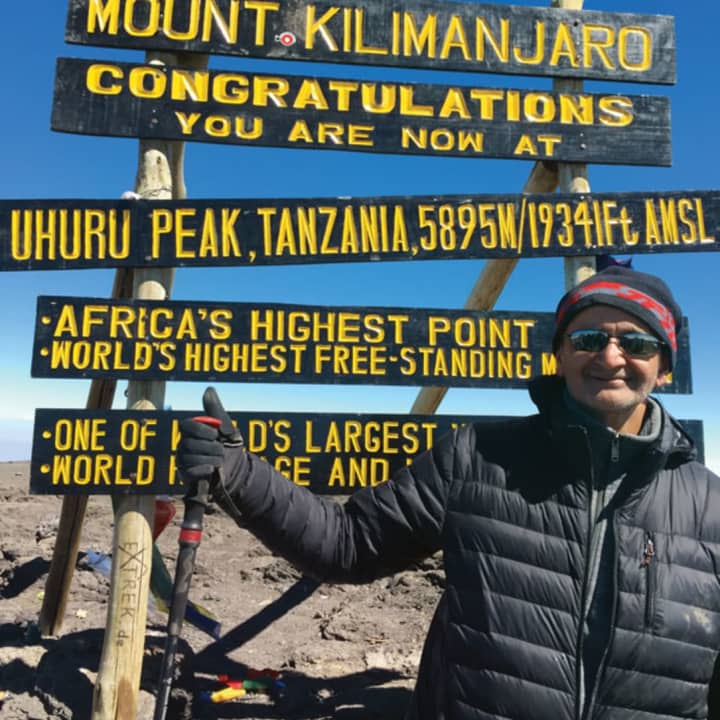 Dr. Rajiv Narula conquered Mount Kilimanjaro and helps fellow climbers along the way.