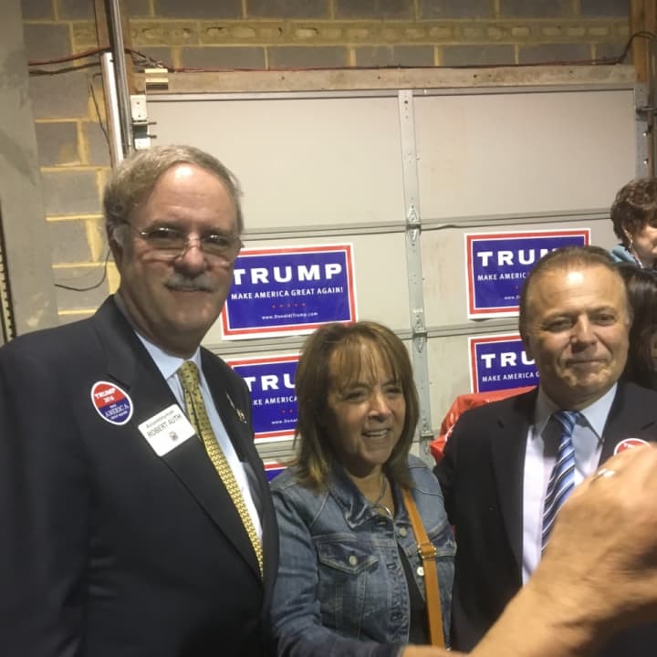 Robert Auth at the grand opening of Donald Trump&#x27;s New Jersey Campaign Headquarters.
