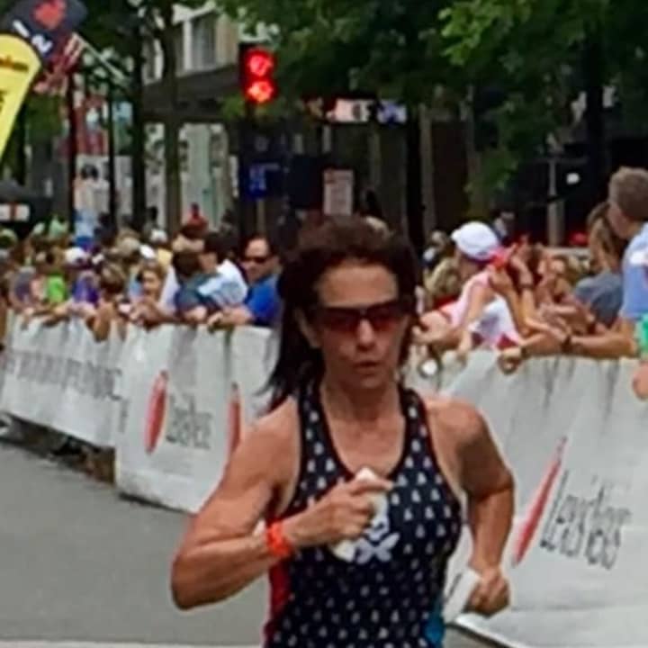 Cornwall resident Star Walters at a recent Half Ironman.