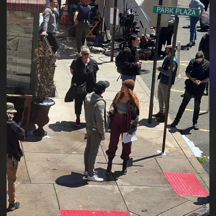 Blake Lively and Justin Baldoni film &quot;It Ends With Us&quot; in Hoboken.