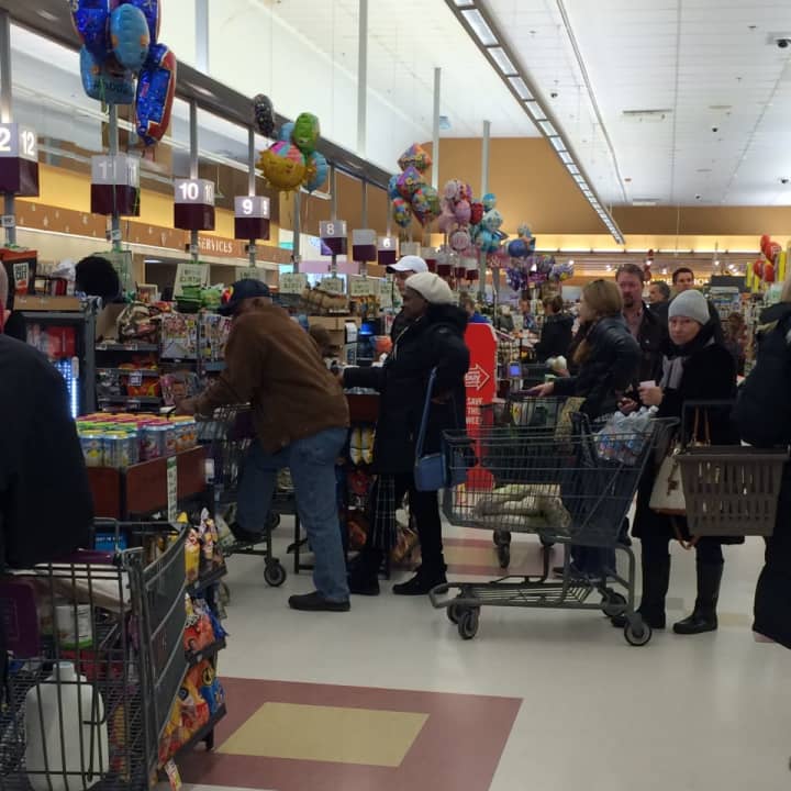 Stop &amp; Shop shoppers faced long lines across the region.