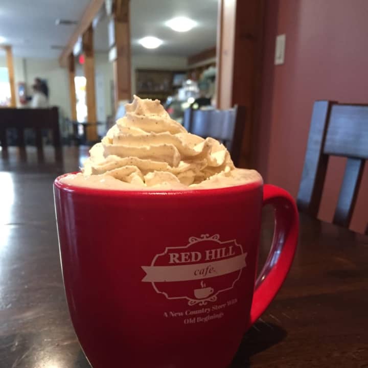 Hot chocolate at Red Hill Cafe in New City.