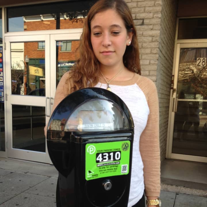 Amit Vogel, 17, is hopeful that a new parking deck will help her save time when she visits downtown Ridgewood.