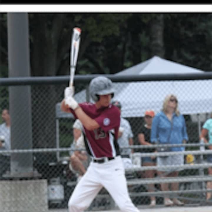 Marco Angarano of Harrison batting during the Babe Ruth State tournament in Latham, N.Y. last summer. He was named to the All-State Team.