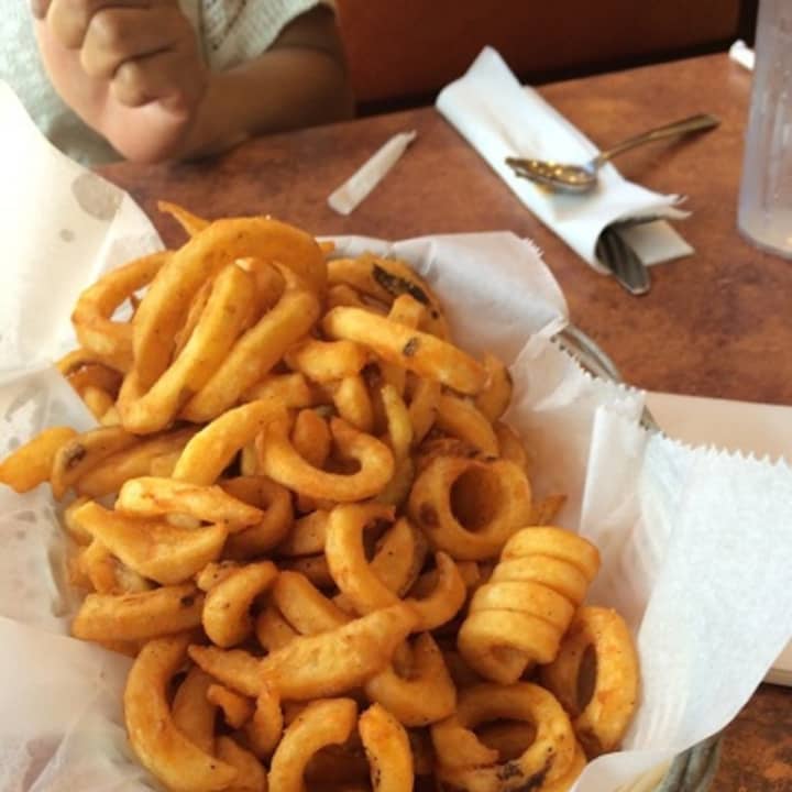 The basket of curly fries at JK&#x27;s, a hometown hangout in Danbury since the 1920s.