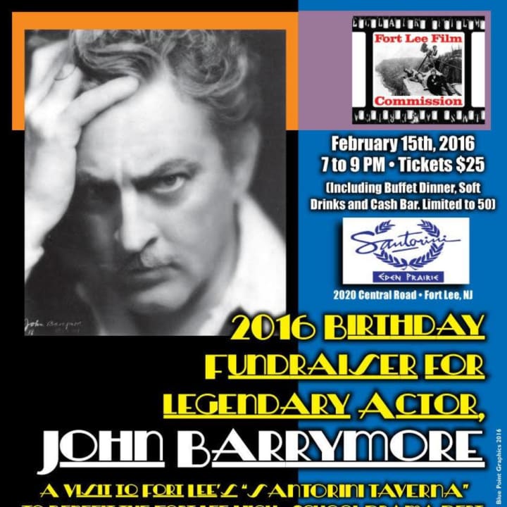 The John Barrymore birthday fundraiser will be Feb. 15