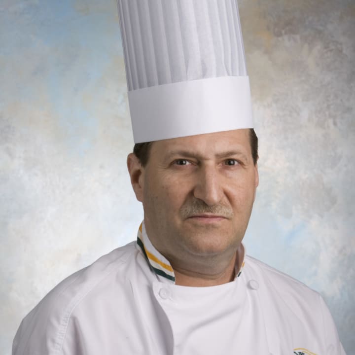 Chef Morey Kanner, associate professor of culinary arts, at Hyde Park&#x27;s CIA.