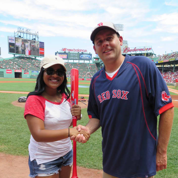 Danbury High School grad Karal Kharawla received the Connecticut Red Sox Service Scholarship