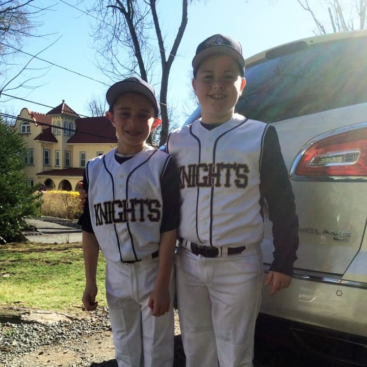 The Knights are looking for some more new players, as baseball season approaches. This is Timmy Rutigliano and Matthew Renaghan, last spring.