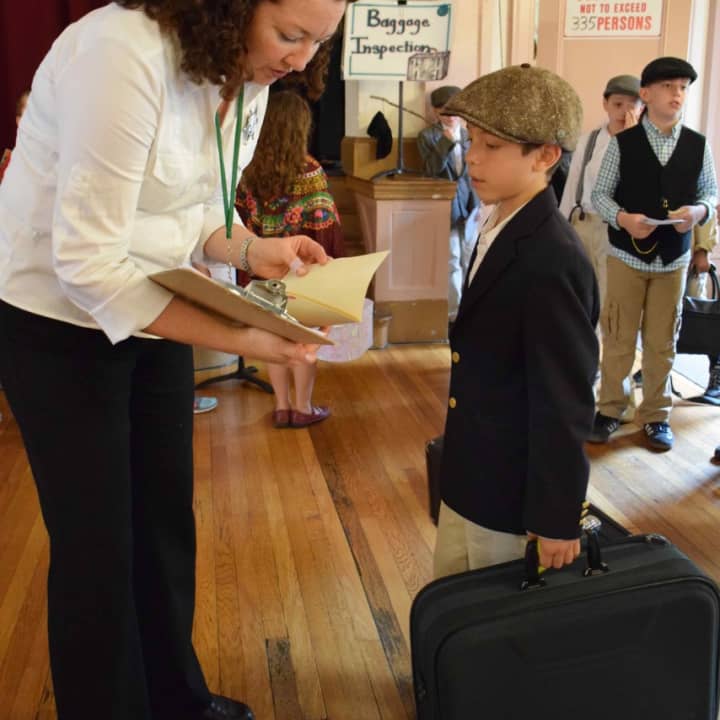 Fourth-graders at Main Street School role-played as European immigrants during the school’s annual Immigration Day on June 3.