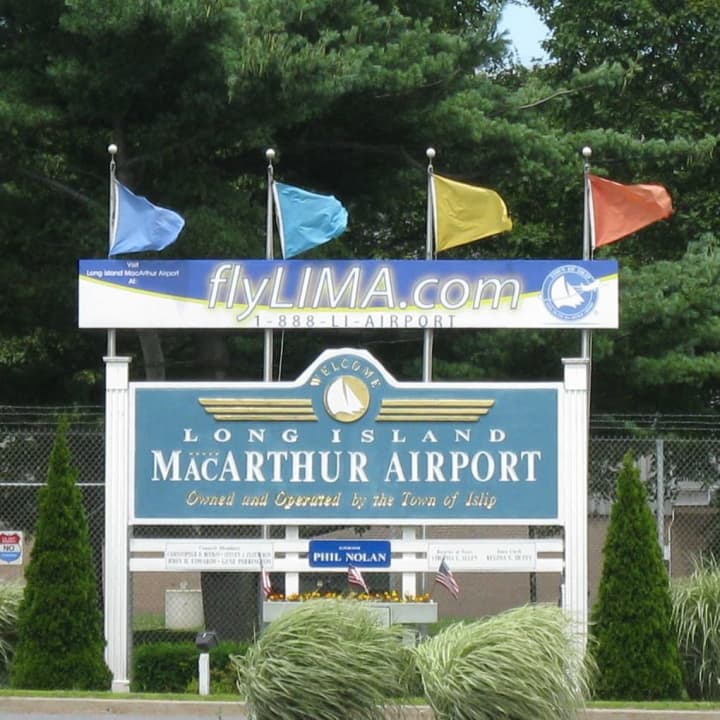 A plane landed without landing gear operating normally at MacArthur Airport.