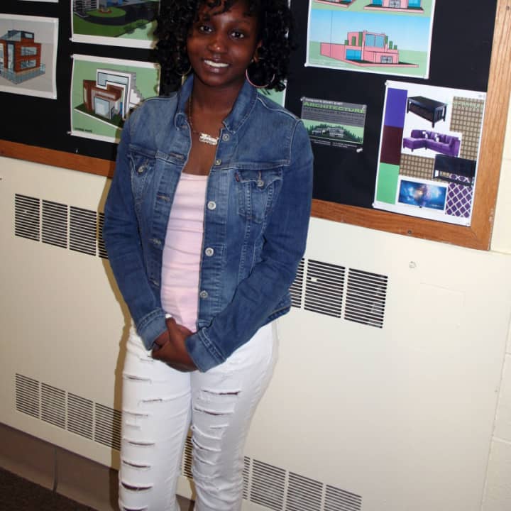 The Thomas Olivo Leadership Award was given to Niani Cartwright, of Greenburgh, N.Y., a student in the Southern Westchester BOCES Architecture and Interior Design Program.