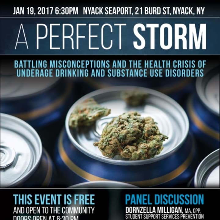 Our Community Against Drug Abuse  (OCADA) will be hosting &quot;A Perfect Storm,&quot; a public forum on youths and substance abuse in Nyack next month.