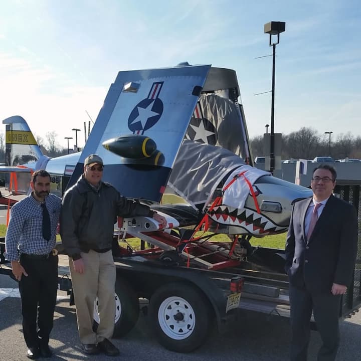 Woody Saland donated an airplane to Bergen Community College&#x27;s aviation fleet.