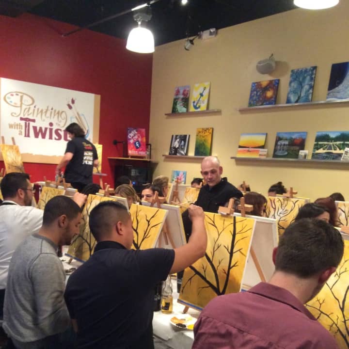 Painting with a Twist in Scarsdale is open for business for those wishing to paint in Scarsdale.