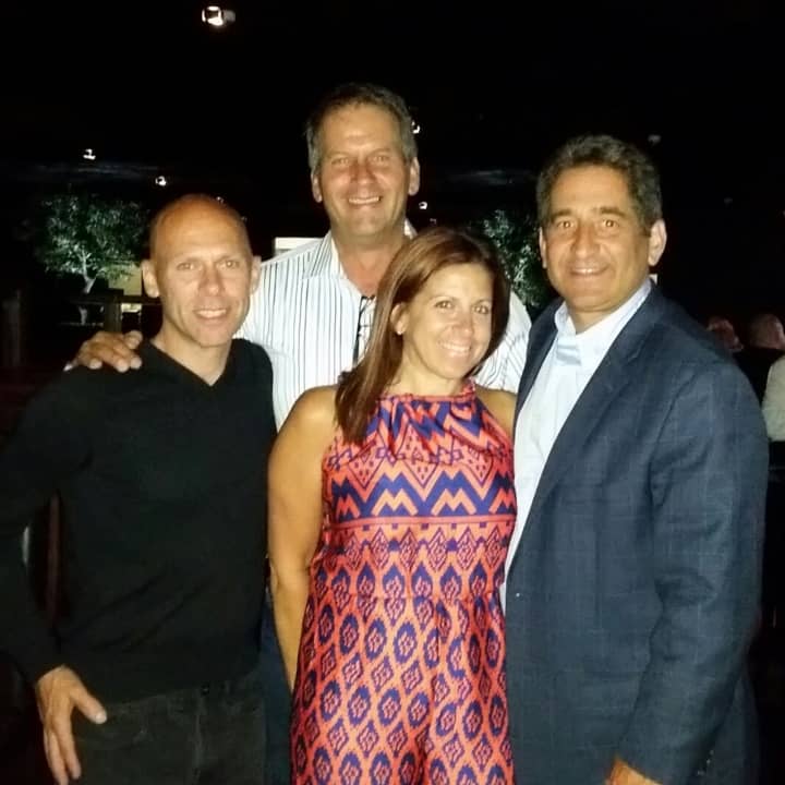 Pictured from left to right. Co-Owner David Madison, Event co-ordinator Lisa Marino Ceccon, Councilman Joel Brizzi and in back, Anthony Ceccon-construction coordinator.