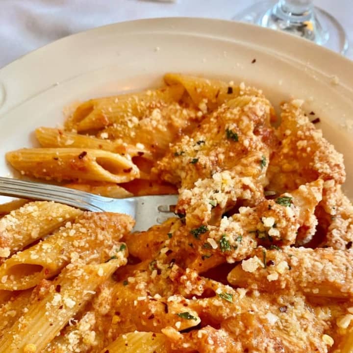 Penne pasta dish from Mamma Rosa Ristorante