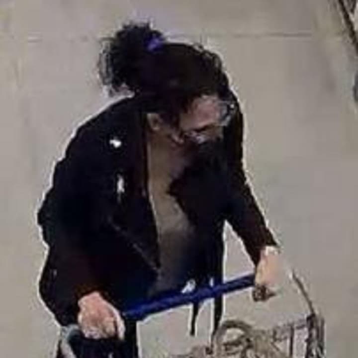 Police have asked the public for help locating a woman accused of stealing about $350 worth of merchandise from a Long Island store.