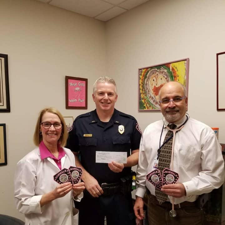 Mary Heery APRN, Lieutenant Terry Blake and Dr. Richard Zelkowitz