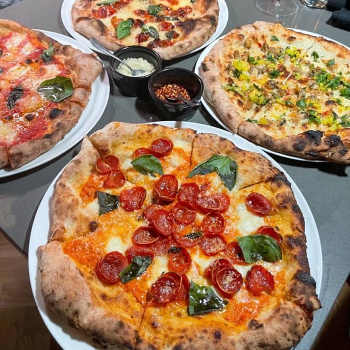 Pizzas at 1653 Pizza Company